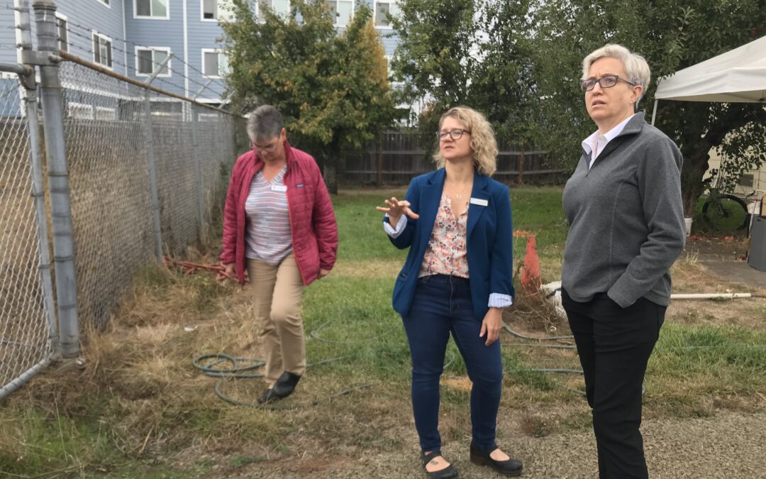 Tina Kotek visits Corvallis to support a possible solution to homelessness